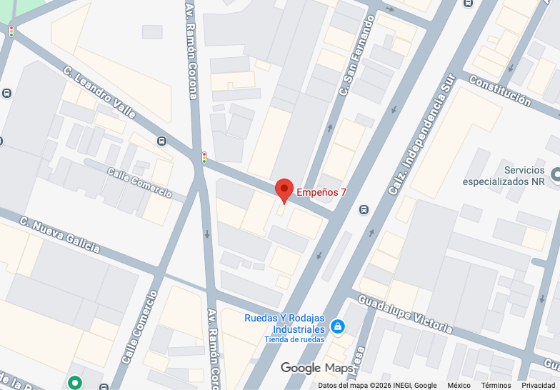 Ver la ubicación de Empeños 7 en Google Maps